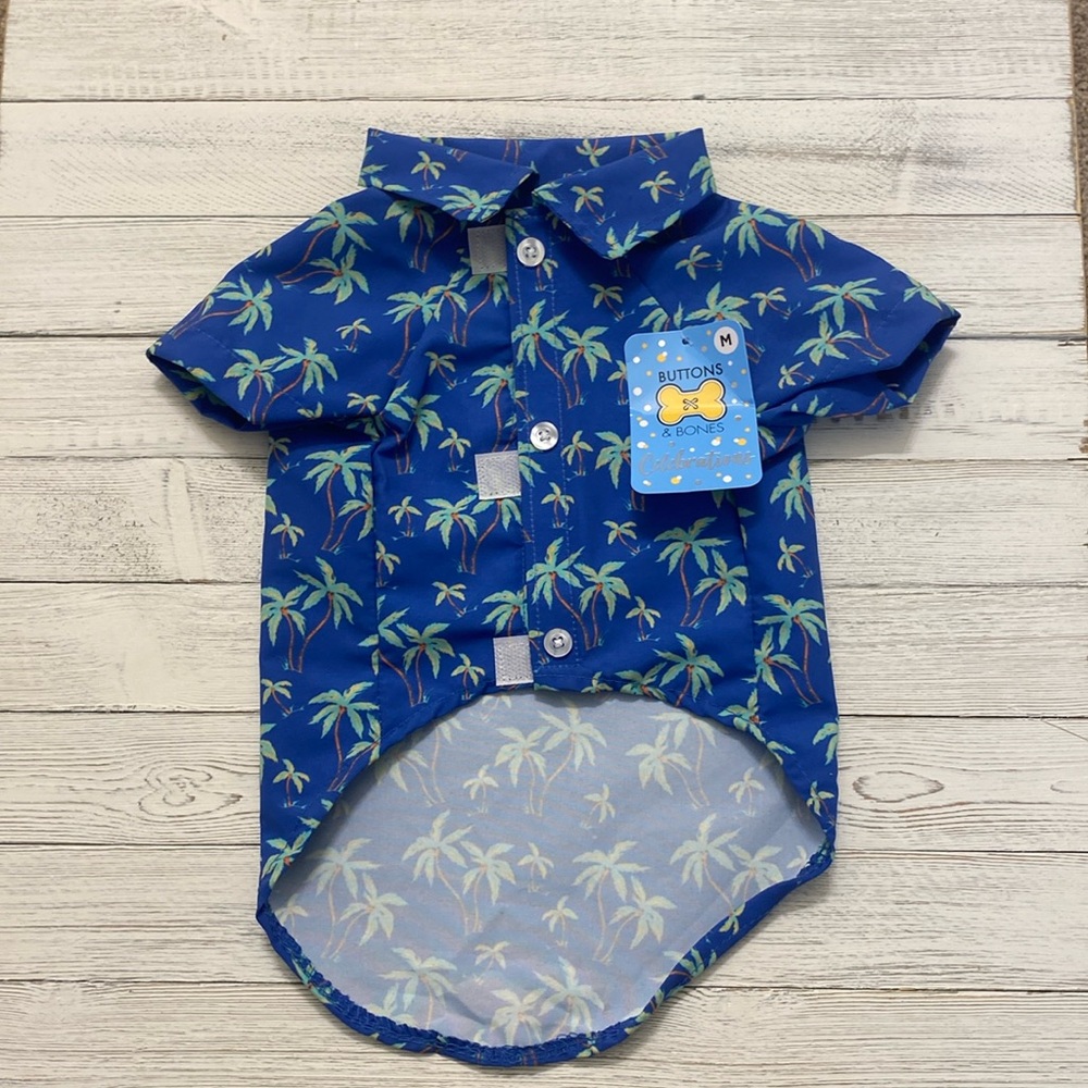 🐕DOG Palm Tree Collared Shirt